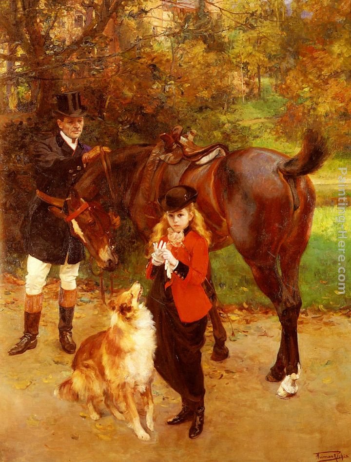 Hermann Jean Joseph Richir La Petite Amazone